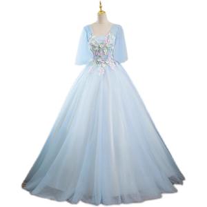 ชุดราตรีสไตล์ใหม่หรูหราหรูหราเวทีเดินแคทวอล์ชุดสอบ<span class=keywords><strong>กระโปรง</strong></span><span class=keywords><strong>ยาว</strong></span>การประชุมเดี่ยว - Product Image 5