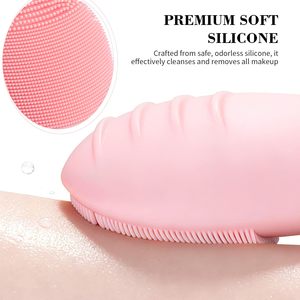 Cepillo de Limpieza Facial Eléctrico Portátil al por Mayor, Cabezal de Silicona y Acero Inoxidable, Vibración Sónica de Alta Frecuencia, Resistente al Agua - Product Image 3