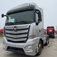 Camion tracteur d'occasion Foton Auman EST 6x4 Diesel Euro 5 avec moteur Cummins, suspension pneumatique, conduite à gauche, 580 ch