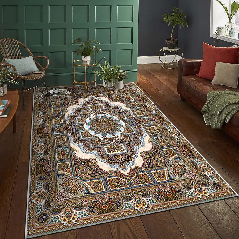 Custom underlay carpet And Moroccan Rug Living Room area Rugs and Carpets