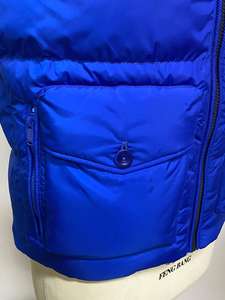 공장 OEM ODM 패션 겨울 소프트쉘 기모 지퍼 민소매 플레인 프리미엄 퀼팅 남성용 패딩 조끼 - Product Image 4