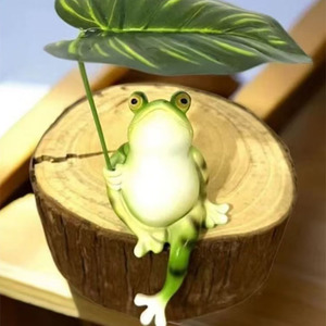 Vụ Nổ Phim Hoạt Hình Sáng Tạo Mô Phỏng Ô Mát Ếch Nhựa Thủ Công Đồ Trang Trí Micro Cảnh Quan Bố Trí Nhà Ban Công Trang Trí - Product Image 2