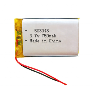 600mAh 750mAh נטענת פולימר lipo עם PCM חוט 3.7V <span class=keywords><strong>li</strong></span> יון <span class=keywords><strong>053048</strong></span> סוללה - Product Image 3