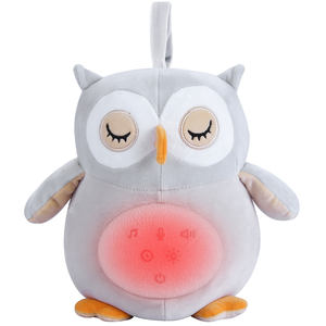 Hibou Jouets Blanc <span class=keywords><strong>Bruit</strong></span> Machine Bébé Son Smart Lumière Sommeil Machines Pluie Haut-Parleur Sommeil Personnalisé Avec Nuit Enfants Pour La Relaxation - Product Image 1