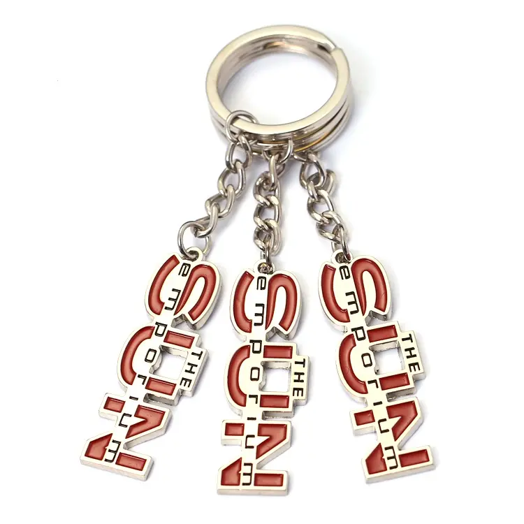 Best price offer stainless steel Jiabo key chain with high quality logo