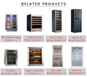 Sunnai bán buôn được xây dựng trong dưới truy cập duy nhất khu vực 51 chai máy nén rượu vang nhỏ tủ lạnh - Product Image 6