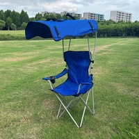 Chaise de camping pliable, chaise de pêche portable, chaise de loisirs d'extérieur pour pique-nique, voyage, camping-car et événements en plein air, vente en gros