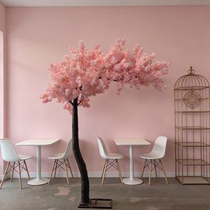 Décoration de mariage Arbre floral <span class=keywords><strong>japonais</strong></span> Sakura 1m Bleu coloré Fibre de verre Fleur de <span class=keywords><strong>cerisier</strong></span> artificielle de haute qualité Vente de Pâques - Product Image 4