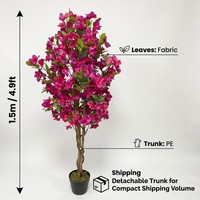 Plantes d'arbres à fleurs artificielles respectueuses de l'environnement, plantes à fleurs de bougainvillier, décoration ornementale pour la maison, les mariages, les fêtes et les jardins