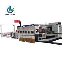 Machine de découpe et d'impression à grande vitesse à 4 couleurs, machine d'impression automatique pour carton