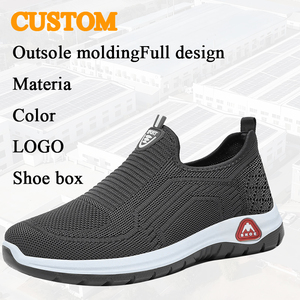 Scarpe da uomo slip-on in tessuto stile Pechino antico, senza lacci, antiscivolo, traspiranti, leggere, casual, sportive, primaverili, per il commercio transfrontaliero - Product Image 6