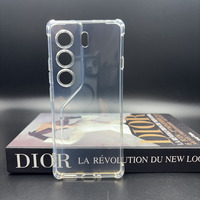 Pour Tecno Camon 40 Pro TPU antichoc Transparent étui de téléphone portable Protection de l'objectif cristal clair couverture