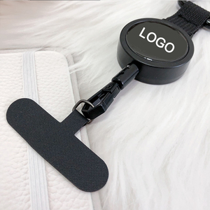 Deyi 2025 Biểu Tượng Tùy Chỉnh Có Thể Thu Vào Key Reel Đen Vuông <span class=keywords><strong>Carabiner</strong></span> Với Trường Hợp Điện Thoại Gasket Dây Buộc Cho Đi Bộ Đường Dài Treo Điện Thoại Di Động - Product Image 2