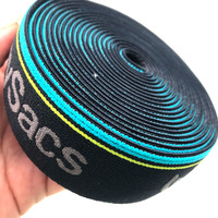 Jacquard imprimé de logo personnalisé élastique tricoté en nylon doux avec lettre pour sous-vêtements Boxer slips
