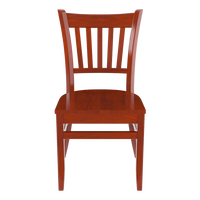 Chaise de restaurant en bois massif de style scolaire de Guangdong