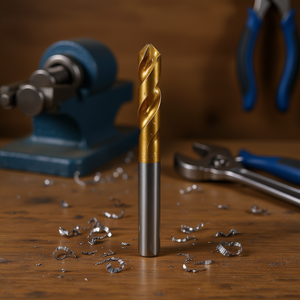 Broca Helicoidal HSS Co de 4.3mm con Recubrimiento de TiN, Autocentrante, Longitud de 58mm - Product Image 3