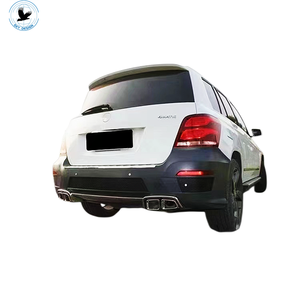 Kit de carrosserie pour pare-chocs de voiture 2013-2015 <span class=keywords><strong>AMG</strong></span> GLK63 pour <span class=keywords><strong>Mercedes</strong></span> classe <span class=keywords><strong>GLK</strong></span> X204 glk350 glk260 GLK300 pare-chocs avant arrière gril embouts d'échappement - Product Image 3