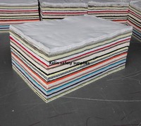 Chiffon de nettoyage industriel entièrement en coton, sans peluches, chiffon de récupération standard, 40 fibres déchiquetées, absorbe l'eau et l'huile, grande taille, 25 kg