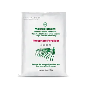 Fertilizers Watermelon Agricultural Water-soluble Foliage Organic NPK Fertilizer 20-20-20 For Sale