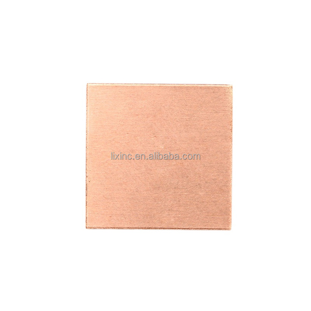 LXC Copper Sheet Heat Sink 15*15*0.5/0.8/1/1.2/1.5/2MM 20*20*0.8/1MM