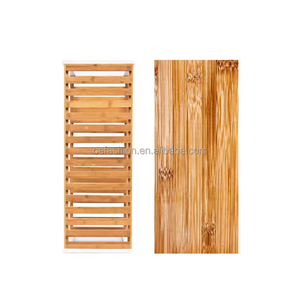 <span class=keywords><strong>Scarpiera</strong></span> in bambù <span class=keywords><strong>a</strong></span> 2 livelli con cornice bianca in legno - Product Image 3