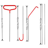 Kit complet d'outils de déverrouillage d'urgence pour serrurier, avec coussin d'air pour réparation de porte épaissie, pompe à coin de voiture