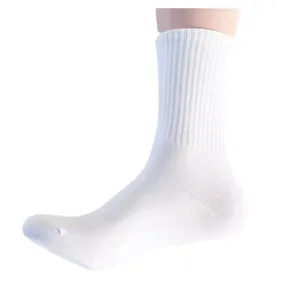Оптовая продажа, спортивные носки для бега, для мужчин и женщин, спортивные тренировочные белые баскетбольные Носки, футбольные носки