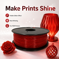 Filament PLA scintillant couleur personnalisée 1,75 mm 1 kg scellé sous vide Fournisseur en gros OEM pour imprimantes 3D FDM/FFF