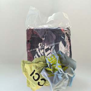 Trapos de Algodón Reciclados de Colores, con Alta Absorción de Agua y Aceite, 100% Algodón, Trapos de Camisetas de Colores Variados para Limpieza - Product Image 1