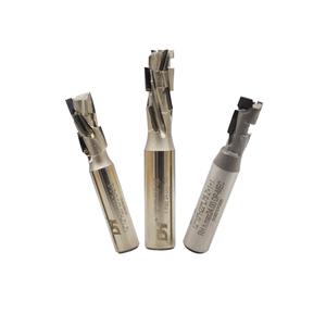 High Quality Z=1+1 PCD Grooving Cutter Diamond Spiral Edge Milling <b>Router</b> Bits Customizable OEM WoodWorking Tool for Chipboard - Product Image 1