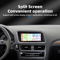 Stereo Multimedia Otomatis Snapdragon Android 13 untuk Audi Q5 2009-2016 Layar Sentuh IPS GPS Navi Mobil Carplay WIFI Audio
