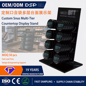 Dsp Acrylic Mouth Bag Display <b>Rack</b> Multi Layer Tabletop Round Can Pop Brand Display Prop Factory - Product Image 3