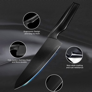 Bộ Dao Nhà Bếp Cán Nhựa 14 Chiếc Bằng Thép Không Gỉ Khối Acrylic Mới - Product Image 4