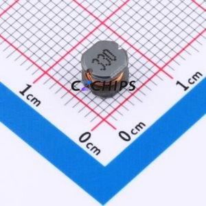 ตัวเหนี่ยวนำไฟฟ้าแบบ SMD รุ่น CD54-330M, ขนาด 5.8x5.2 มม. ( ค่าความเหนี่ยวนำ: 33uH ) ( ความแม่นยำ: 20% กระแสไฟฟ้าที่กำหนด: 880mA ) - Product Image 1