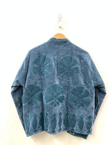 เสื้อแจ็คเก็ตกำมะหยี่ปักลายสัตว์สีเทาแบบซูซานี สำหรับฤดูหนาว ติดกระดุม สไตล์วินเทจ ยูนิเซ็กส์ ลายชนเผ่าเก๋ไก๋ เป็นมิตรกับสิ่งแวดล้อม ระบายอากาศได้ดี ผลิตจากผ้าฝ้าย - Product Image 6