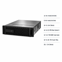 Serveur de stockage SAN/NAS hybride d'occasion Lenovo ThinkSystem DM5000H avec 64 Go de RAM 2U, 2 To de cache NVMe et double contrôleur