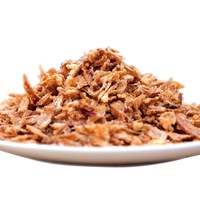 Flocons d'oignon frits séchés dorés FD, saveur riche en oignon, certifiés HALAL pour mélanges d'épices et sauces
