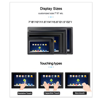 Écran tactile capacitif tout-en-un de 10.1 pouces, kiosque libre-Service, kiosque android, kiosque de bureau