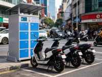 Estación de Intercambio de Baterías Inteligente para Exteriores de 8 Ranuras con Código QR, PD, IP54, Impermeable, para Bicicletas Eléctricas, Negocio de Scooters Compartidos en África