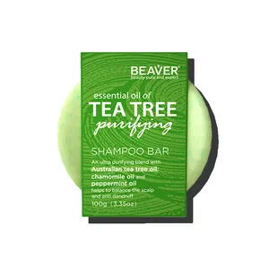 Thương Hiệu Mới Dầu Gội Tóc Bar Tea Tree Dầu Thành Phần Tự Nhiên Với Chất Lượng Cao