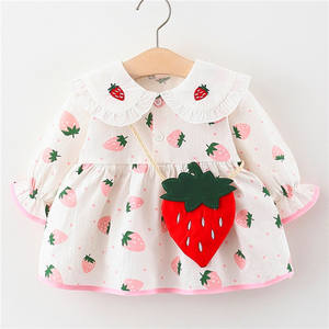 Robe rose pour petites filles de 2 ans, robe pour enfants avec motif léger, commande pour opportunités de distribution - Product Image 5