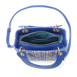 Bolso de Mano Cuadrado para Mujer, Estilo Vintage 2026, Elegante, Tejido a Cuadros - Product Image 6