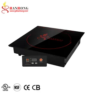 Hot Selling 220V Square Commercial Induction Cooker 2000w Hot Pot Induction Cooker