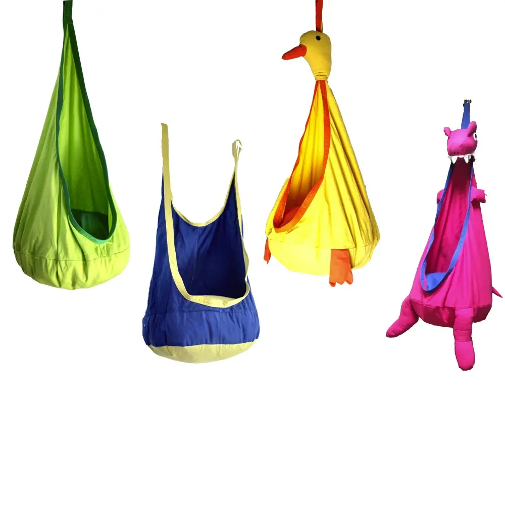 Hot selling 100% Cotton Pod Teardrop Swing Chair for indoor and outdoor