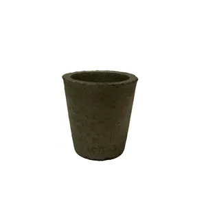 Vaso de argila de carboneto de silicone, molde de grafite fundição de ouro e alumínio