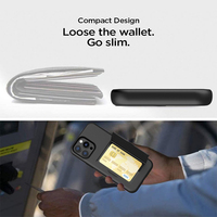 Étui en TPU pour iPhone 13 Pro Max 2 en 1, porte-cartes de crédit, fentes de protection arrière, housse antichoc pour téléphone portable