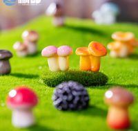 Mini champignons résine Miniatures figurines plantation fée jardin ornements pour bricolage maison de poupée accessoires