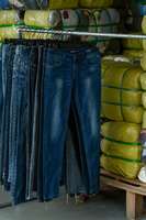 WS22 Jeans skinny en denim d'occasion pour femme, bonne qualité, couleurs mélangées, seconde main, été, vente en gros, 50kg/balle