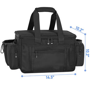 Sac de rangement pour disques de golf personnalisé de grande taille, nouveau design, 24+ disques, durable, grande capacité avec séparateurs et plusieurs poches latérales - Product Image 4