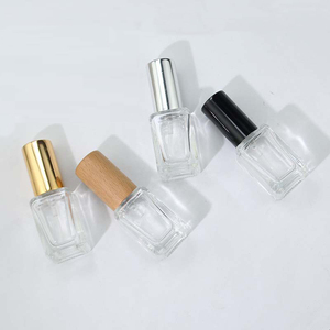 "Uçucu yağlar için 10ml kare cam ince sis püskürtücü parfüm Atomizer-temizle" - Product Image 1